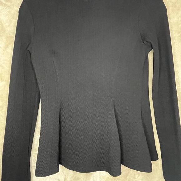 DIVIDED BABYDOLL LONG SLEEVE TOP - Picture 8 of 9